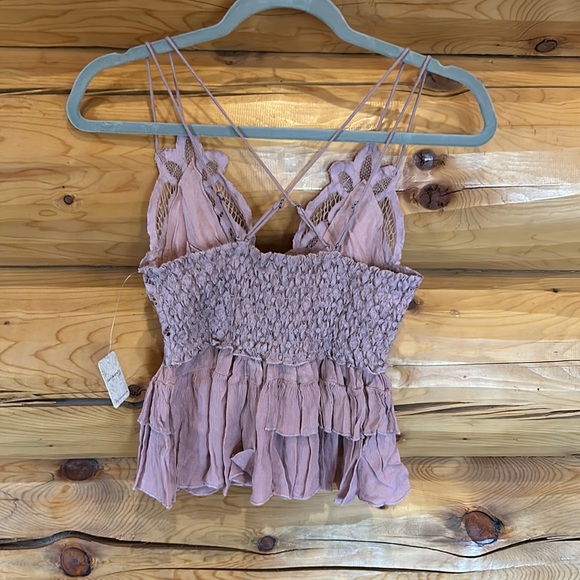 Free People NWT Adella Cami Size Small in Mauve - Picture 5 of 8